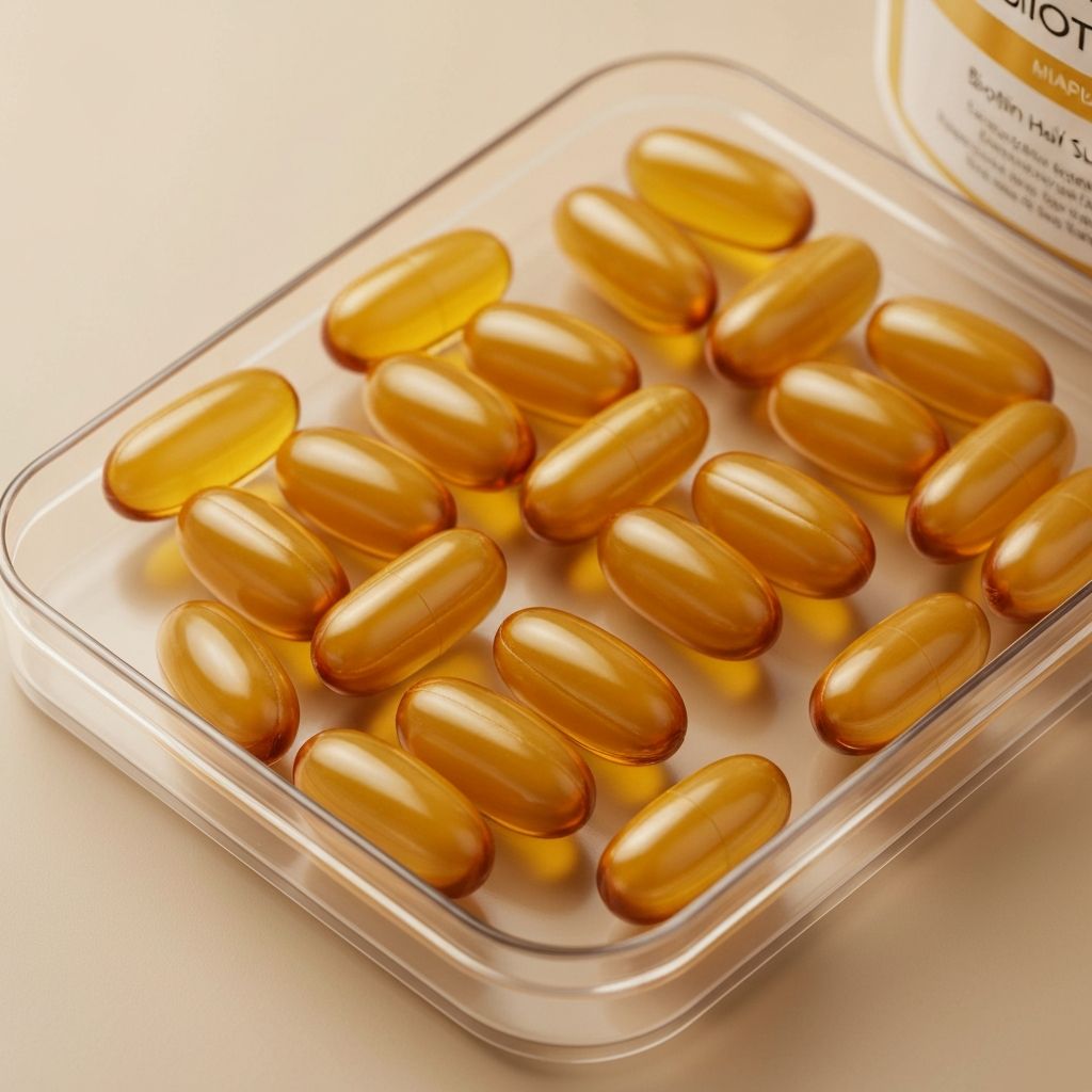 Natural oils in glass bottles for hair regrowth