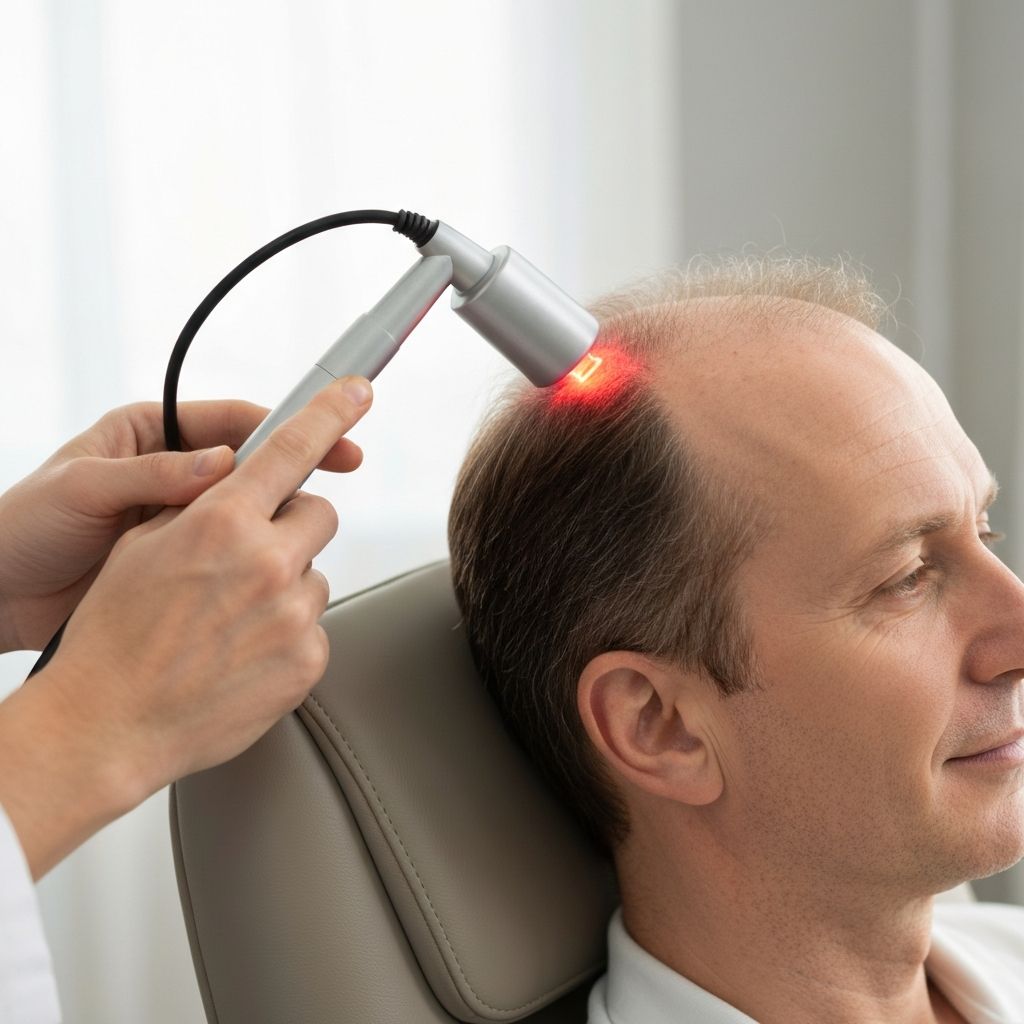Various hair serums in bottles on bathroom counter