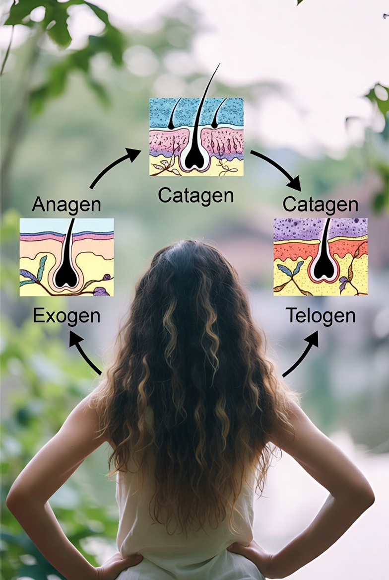 Person applying detox scalp treatment with dropper