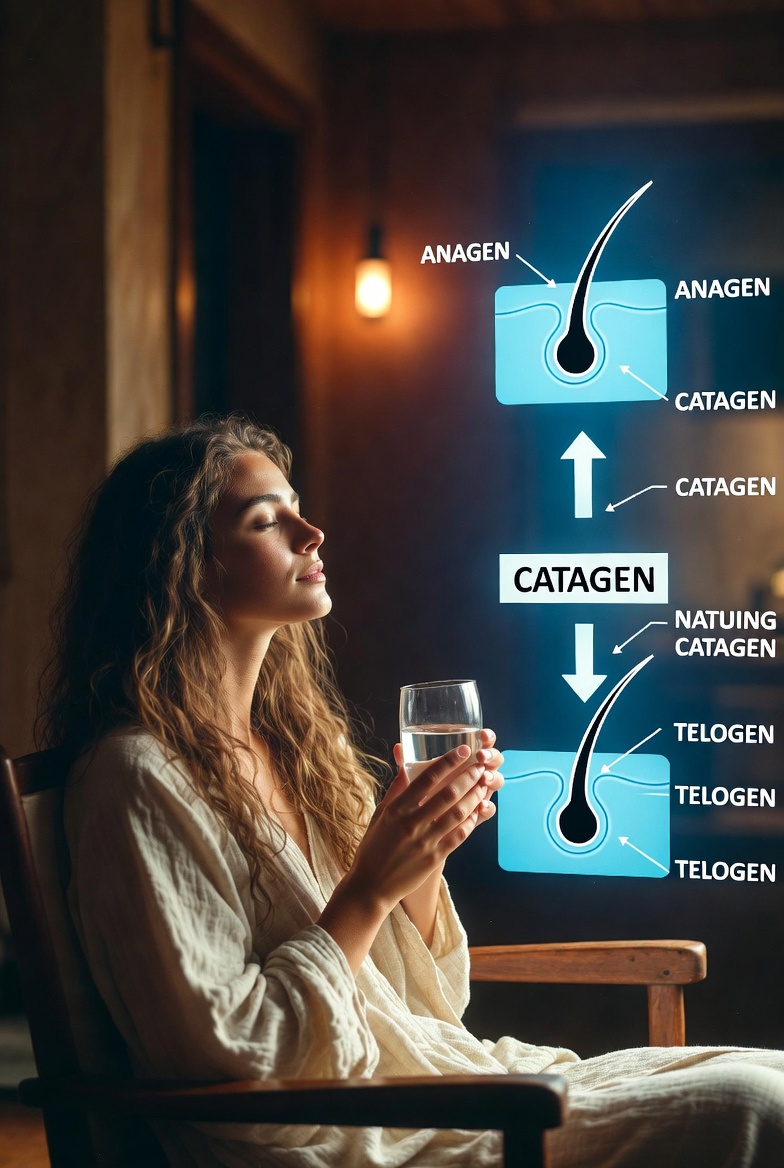 Collagen powder and vitamin C supplements on table