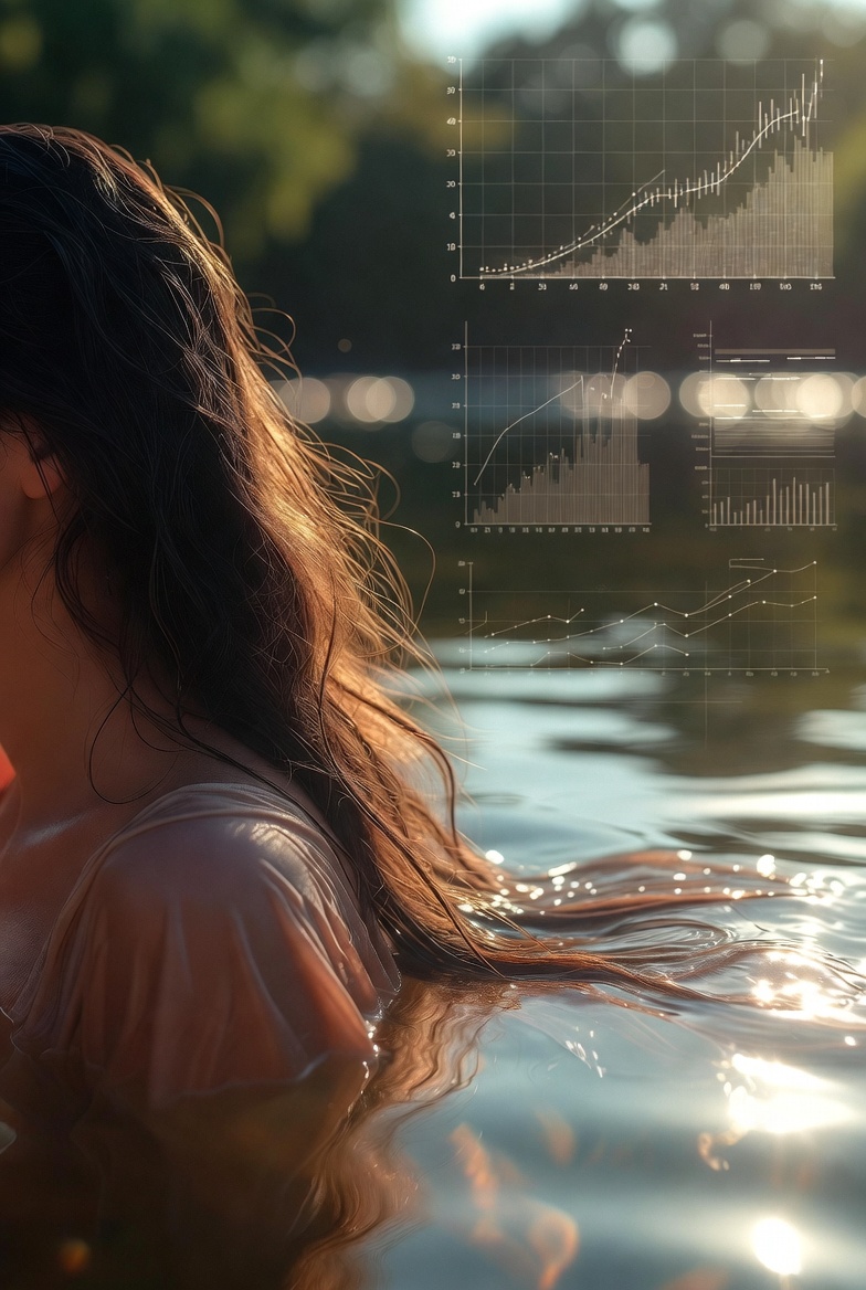 Collagen powder and vitamin C supplements on table